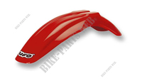Plastic, front fender red motard Honda XL600R, XL600LM, XR600R